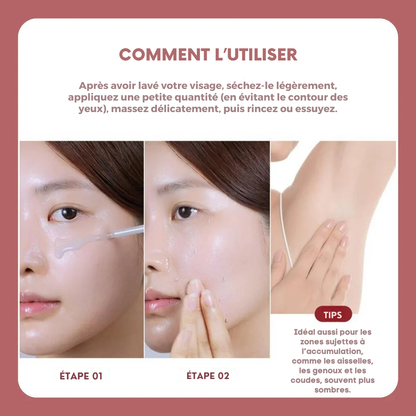 Duo d’Ampoules Exfoliantes au Riz par Ardencia